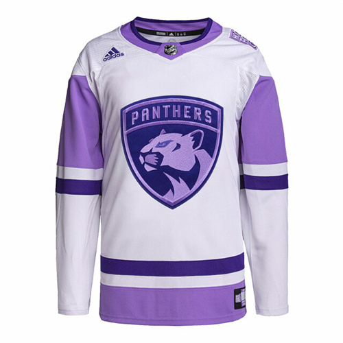 Men's Florida Panthers White 'Prime Green' Stitched Jersey